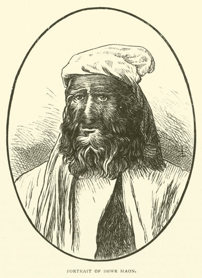 Portrait of Shwe Maon by English School