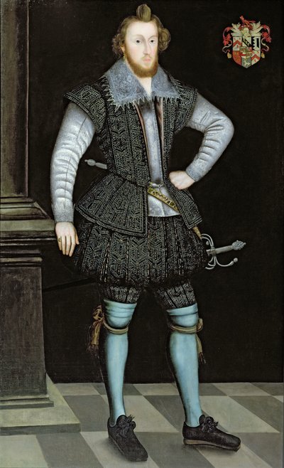 Portrait of Sir Edward Fox of Gwrrnego by English School