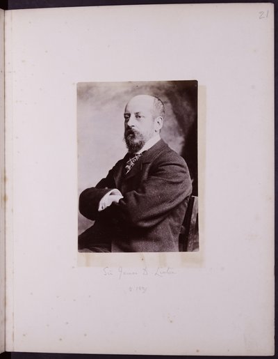 Portrait of Sir James D Linton by English School
