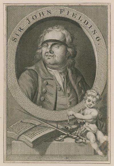 Portrait of Sir John Fielding by English School