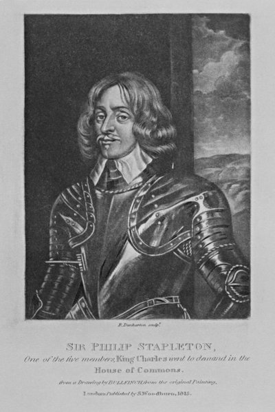 Portrait of Sir Philip Stapleton, from 
