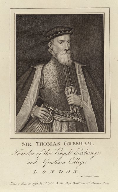 Portrait of Sir Thomas Gresham by English School
