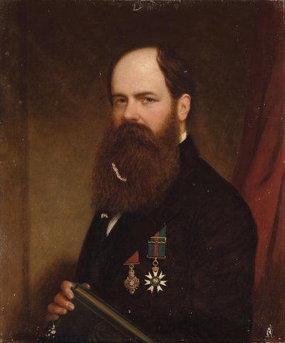 Portrait of Sir Walter Lawry Buller, N.Z.C., K.C.M.G., F.R.S. by English School