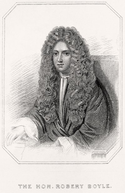Portrait of The Honorable Robert Boyle by English School