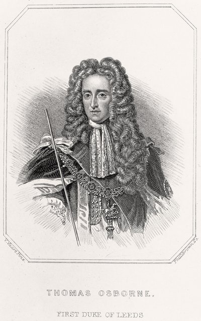 Portrait of Thomas Osborne, 1st Duke of Leeds by English School