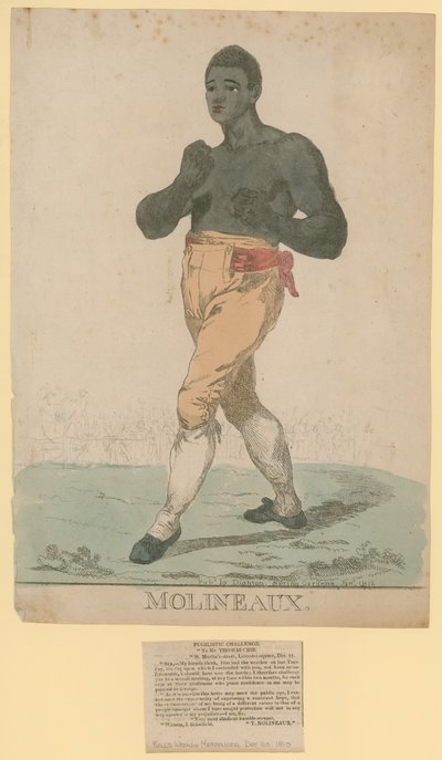 Portrait of Tom Molineaux by English School