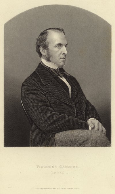 Portrait of Viscount Canning by English School