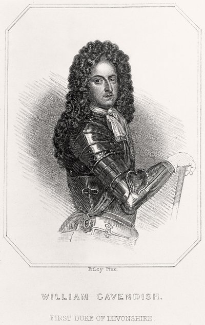 Portrait of William Cavendish, 1st Duke of Devonshire by English School