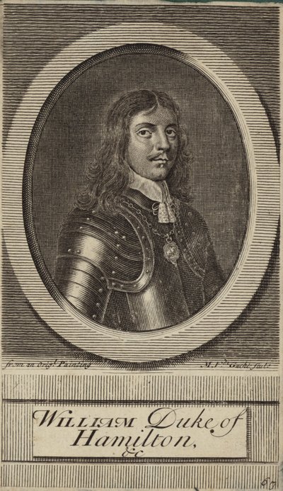 Portrait of William Hamilton, Duke of Hamilton by English School
