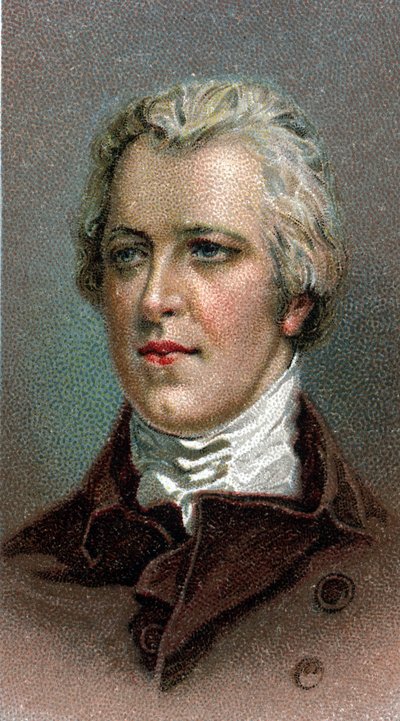 Portrait of William Pitt the Younger (1759-1806) - From series Leaders of Men - Chromolithography - English School, 20th century by English School