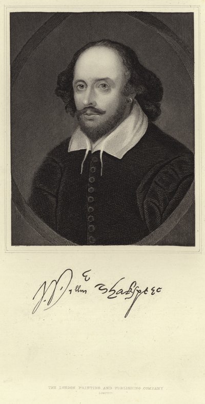 Portrait of William Shakespeare by English School