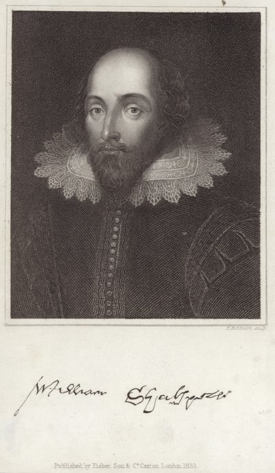 Portrait of William Shakespeare by English School