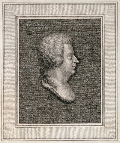 Portrait of Wolfgang Amadeus Mozart (1756-91) by English School