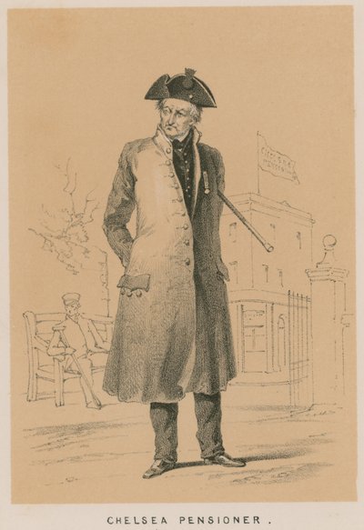Portrait of a Chelsea Pensioner by English School
