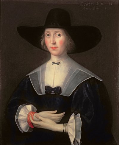 Portrait of a Lady in Black by English School