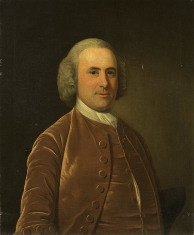 Portrait of a Man in a Brown Coat and Waistcoat by English School