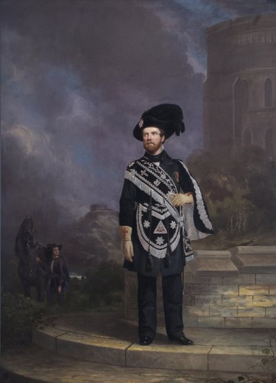 Portrait of a Masonic Knight Templar by English School
