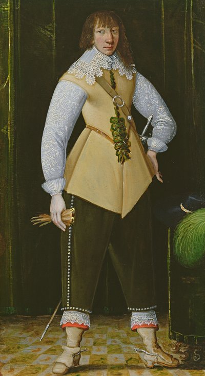 Portrait of a Royalist Cavalry Officer, c.1640 by English School