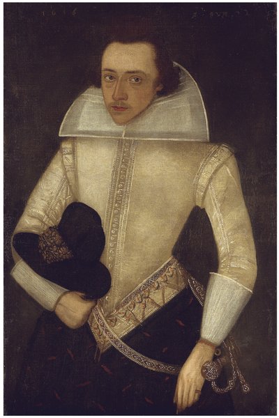 Portrait of a Gentleman, Aged 22, 1616 by English School