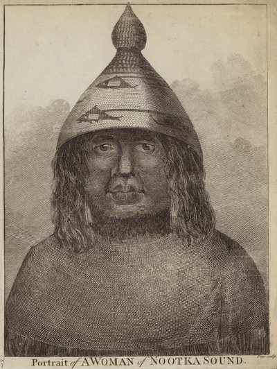 Portrait of a woman of Nootka Sound by English School