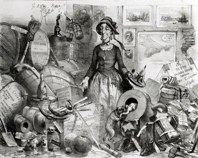 Portrait of the Celebrated Mis(s)-Management Respectfully Dedicated to Her Admirers, 1855 by English School