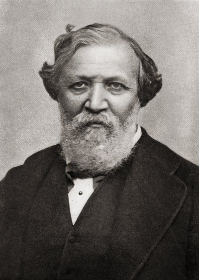 Portrait of the English Poet Robert Browning (1812-89) by English School