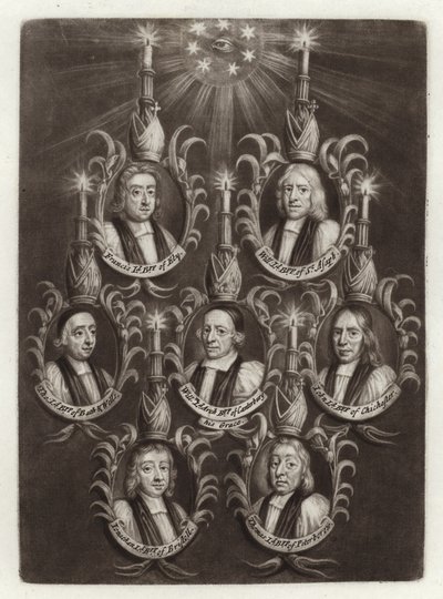 Portrait of the Seven Bishops by English School