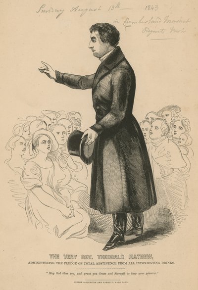 Portrait of the Very Rev Theobald Mathew by English School