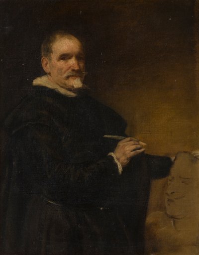 Portrait said to be of Alonso Cano by English School