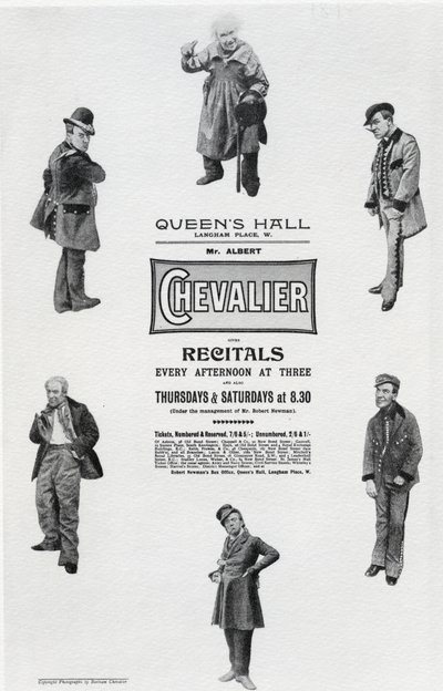 Poster advertising Albert Chevalier