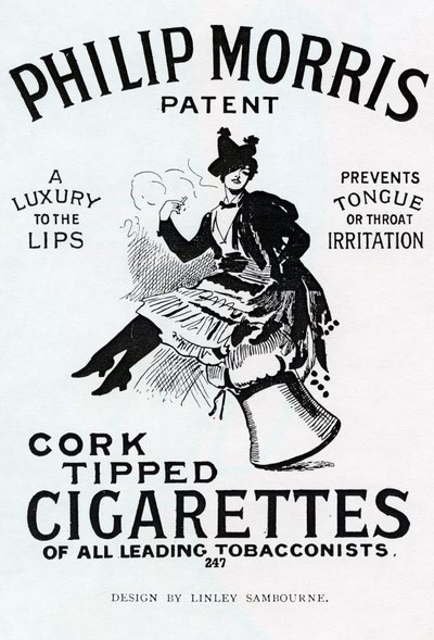 Poster for Philip Morris Cigarettes, 1896 by English School