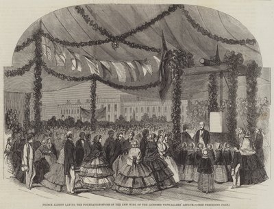 Prince Albert laying the Foundation-Stone of the New Wing of the Licensed Victuallers