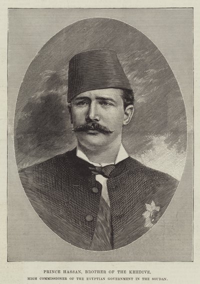 Prince Hassan, Brother of the Khedive, High Commissioner of the Egyptian Government in the Soudan by English School