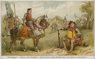 Prince Henry and Falstaff After the Battle of Shrewsbury by English School