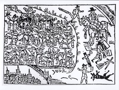 Prince Rupert Hiding in a Bean Field at the Battle of Marston Moor on 2nd July 1644 by English School