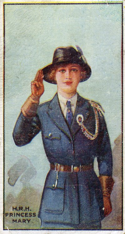 Princess Mary, President of the Girl Guides by English School
