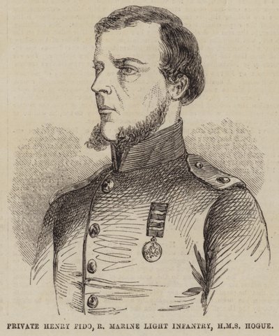 Private Henry Fido, Royal Marine Light Infantry, HMS Hogue by English School