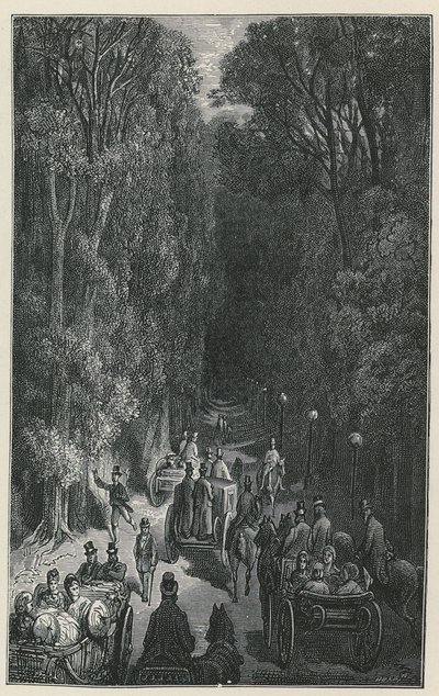 Procession at Holland House, Middlesex by English School