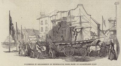 Procession in Celebration of Teignmouth being made an Independent Port by English School