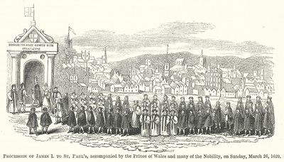 Procession of James I to St Paul