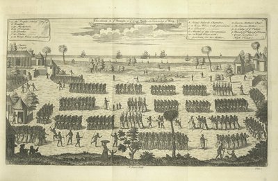 Procession to the Temple of the Great Snake on crowning the King, illustration from 