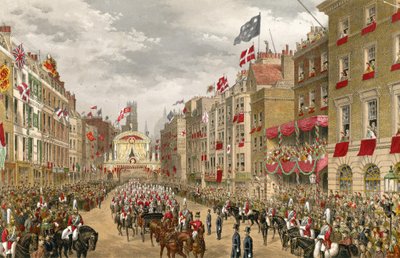 Processions at Temple Bar by English School