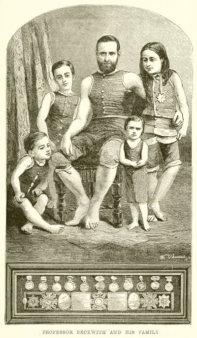 Professor Beckwith and his Family by English School