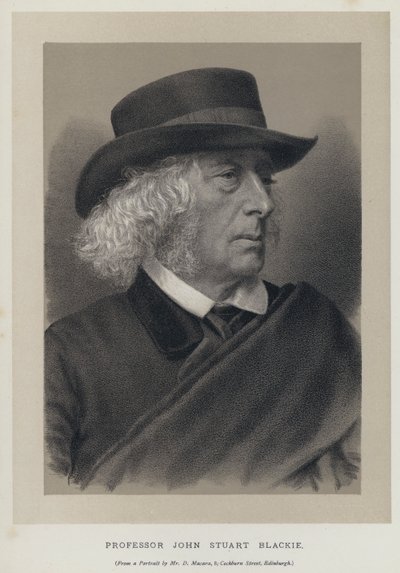 Professor John Stuart Blackie by English School