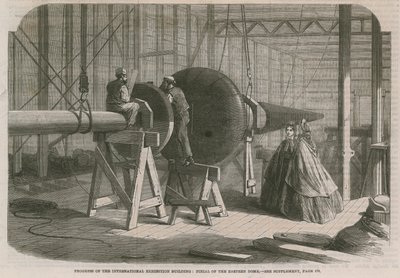 Finial of the eastern dome by English School