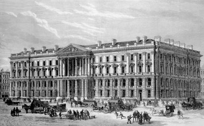 Proposed New Buildings of the General Post Office in St Martin-le-Grand by English School