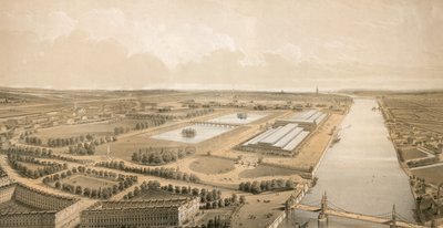 Proposed Site for the Crystal Palace in Battersea Park by English School