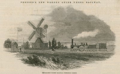Prossers wooden railway, Wimbledon Common by English School