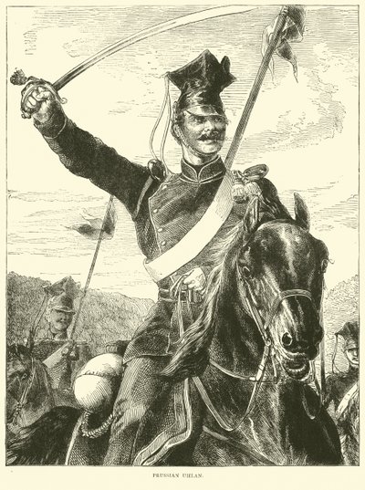 Prussian Uhlan, July 1870 by English School