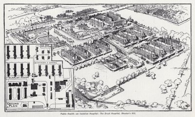 Public health, an isolation hospital, the Brook Hospital, Shooter
